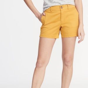 Mustard shorts